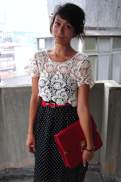 White Dresses, Red Belts, Black Heels | "She's Always A Woman To