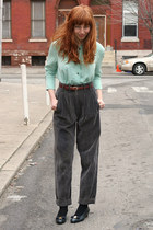 Gray Corduroy Pants