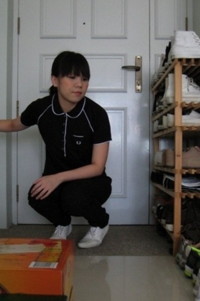 black Muji jeans wingtips and jeans. black Muji jeans